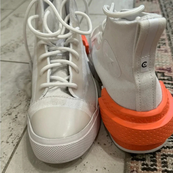 Converse All Star Disrupt CX High Top Sneaker White and Mango - Picture 7 of 10